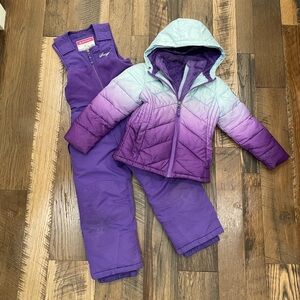 Snozu 2pc snow SET coat bibs girl 6